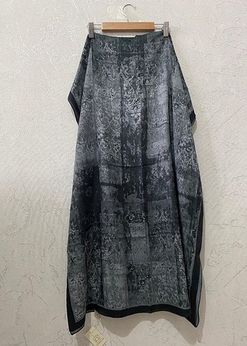 CS Camellia Scarf Soft Pamuk Kraş Mahzel Şal - Görsel 5