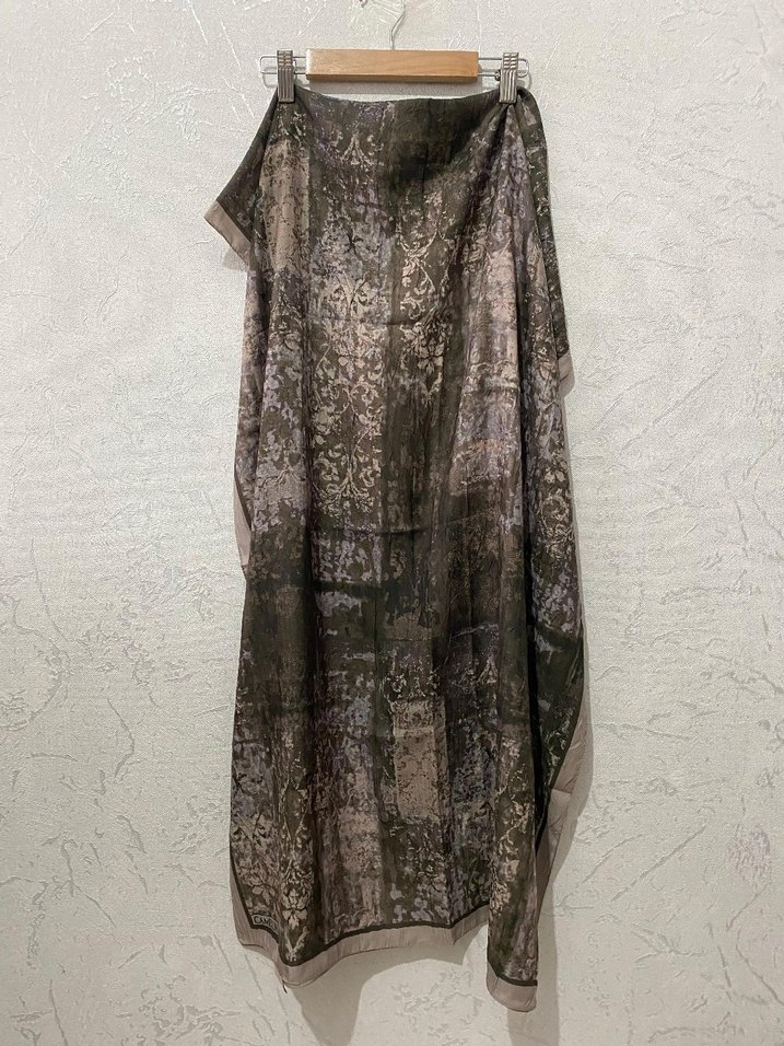 CS Camellia Scarf Soft Pamuk Kraş Mahzel Şal - Görsel 3