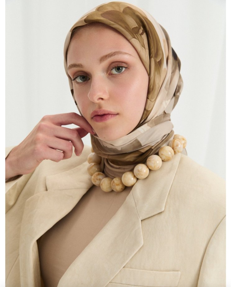 CS Camellia Scarf - Görsel 5