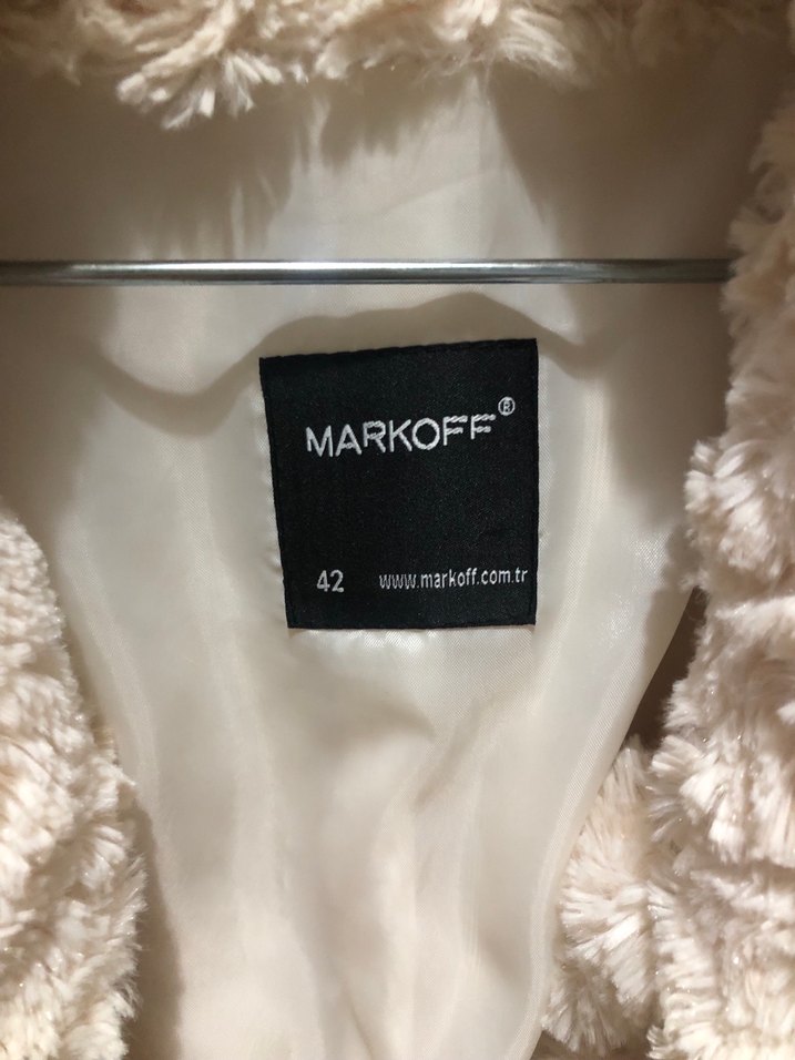 Kadın Bej Kürk Detaylı Midi Yelek - Görsel 5