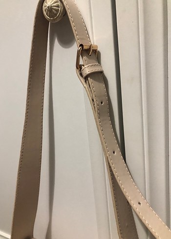 Manuka-Bej Deri Kadın Çanta - Görsel 4