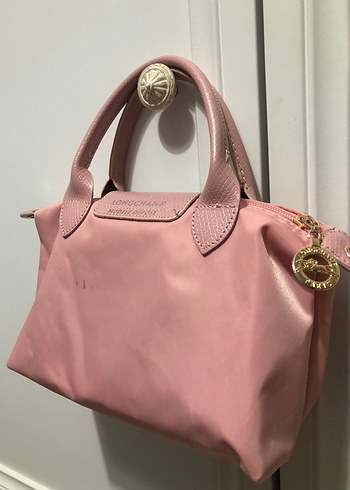 Longchamp-Pastel Pembe Kadın Çanta - Görsel 2