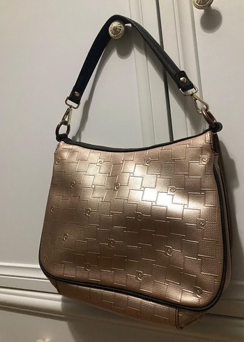 Bej Parlak Deri Kadın Çantası - Görsel 3