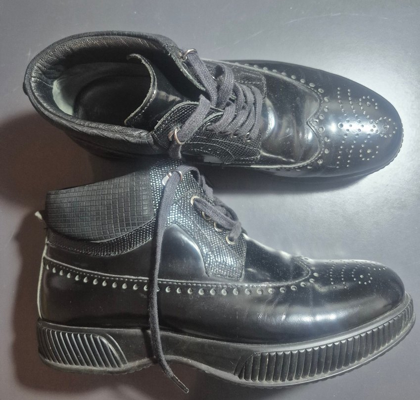 Orijinal Hotiç siyah bot - Görsel 2