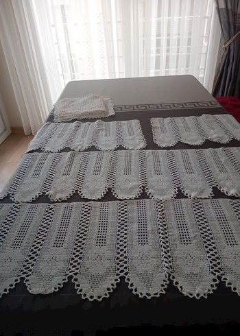 El İşi Çeyizlik Dantel Mutfak Takımı - Görsel 3