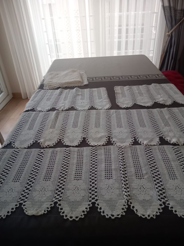 El İşi Çeyizlik Dantel Mutfak Takımı - Görsel 3