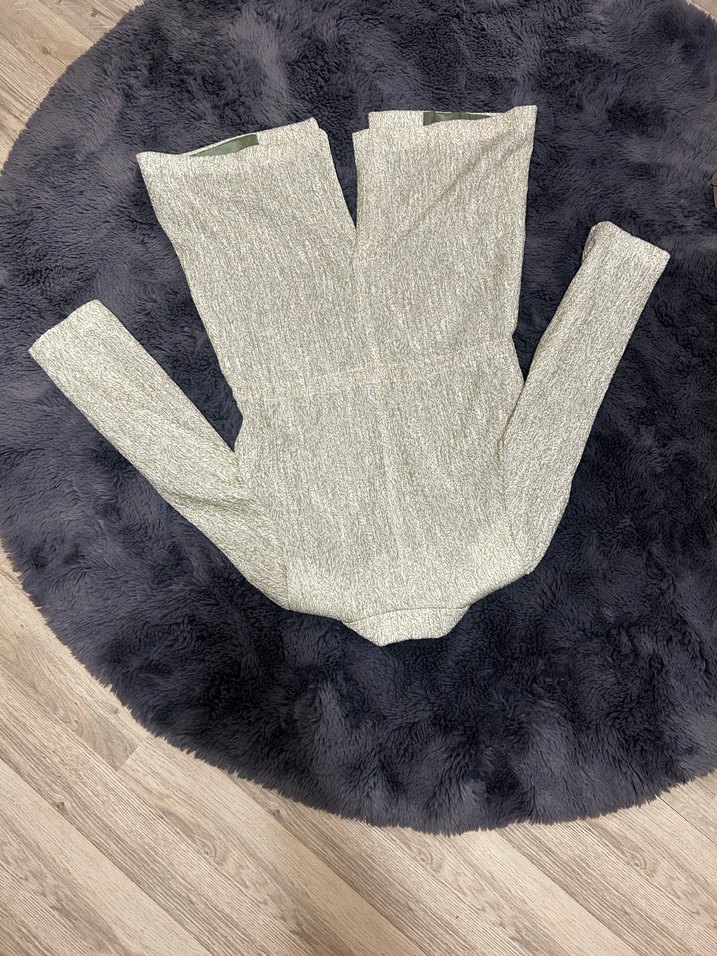 Bej Midi Kadın Keten Ceket - Görsel 4