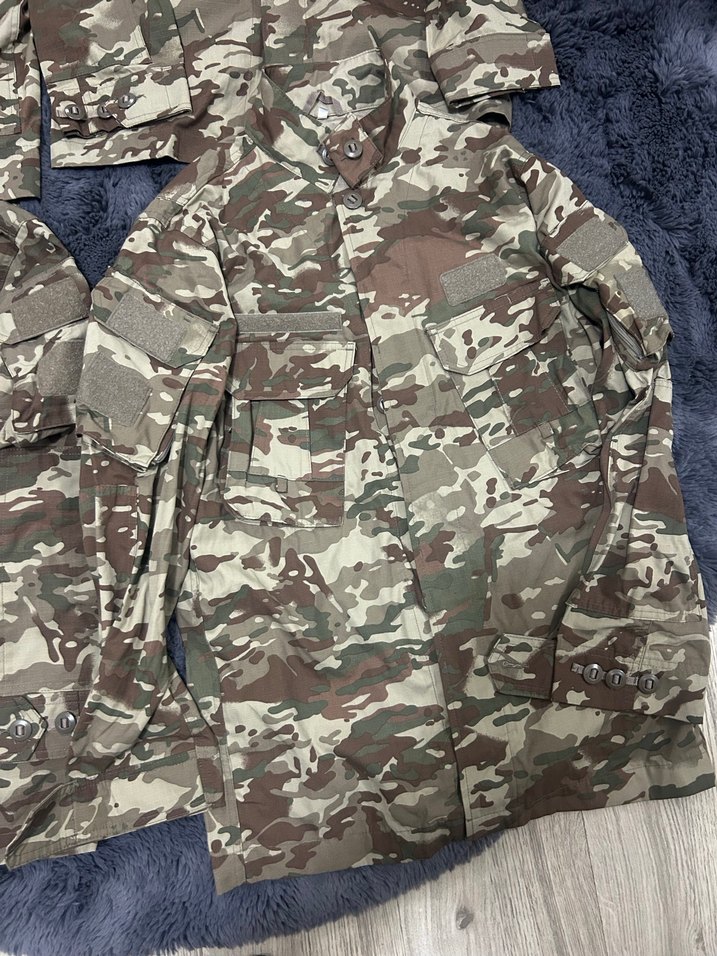 Erkek Kamuflaj Desenli Düğmeli gömlek - Görsel 4