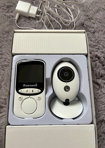 Weewell Bebek Kamerası ve Monitörü Beyaz