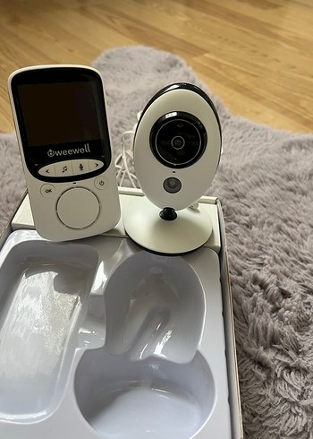 Beden Renk Weewell Bebek Kamerası ve Monitörü Beyaz