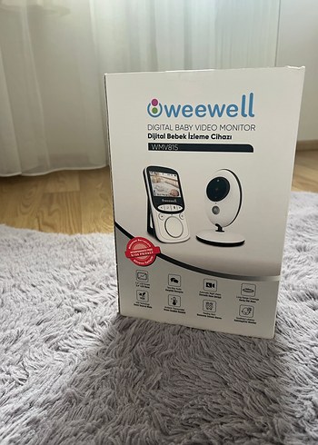Beden Weewell Bebek Kamerası ve Monitörü Beyaz