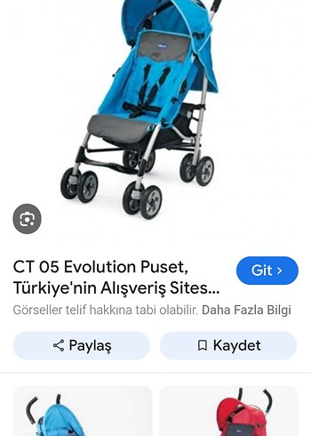 Chicco Pastel Mavi Chicco Bebek Arabası