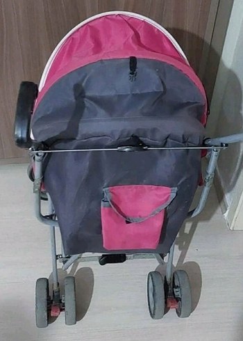 9- 36 kg Beden Pembe ve Gri Bebek Arabası