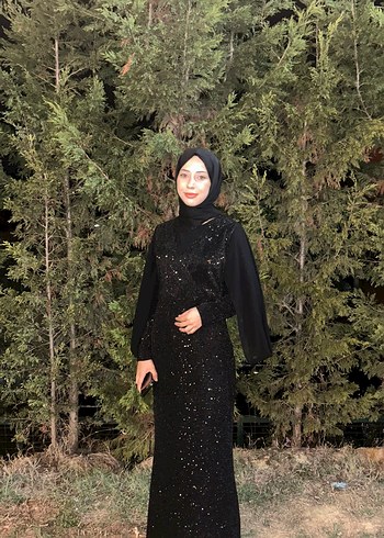Uzun Siyah Gotik Drape Detaylı Kadın Abiye - Görsel 11