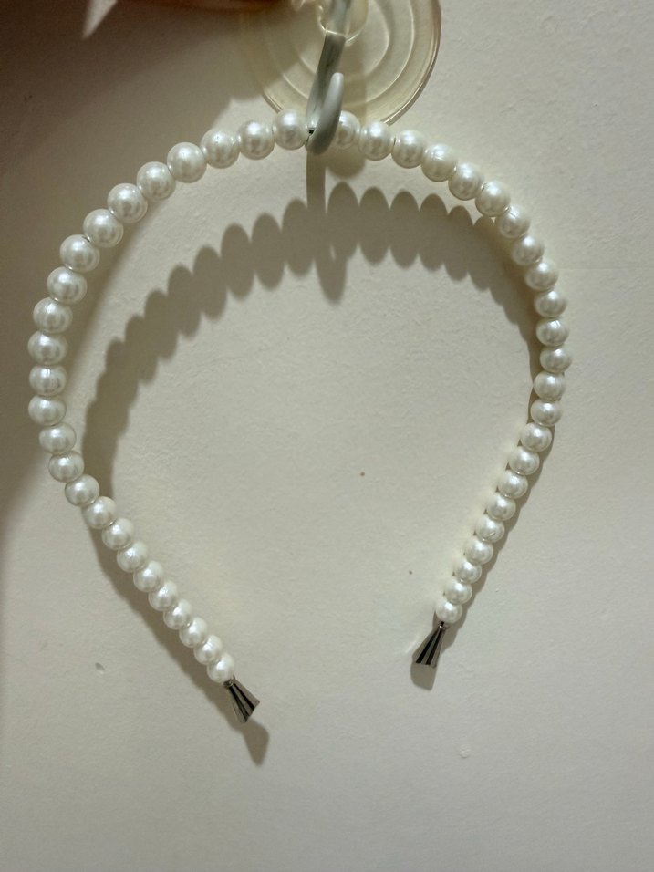 Pembe Elastik Minimalist Saç Bandı 5li Paket - Görsel 2