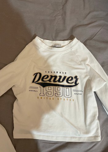 Beyaz Uzun Kollu Crop - Görsel 2