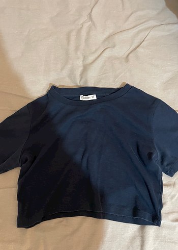 Lacivert Crop - Görsel 2