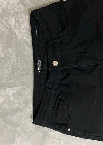 Siyah Midi Boy Regular Fit Kadın Kot Pantolon - Görsel 4