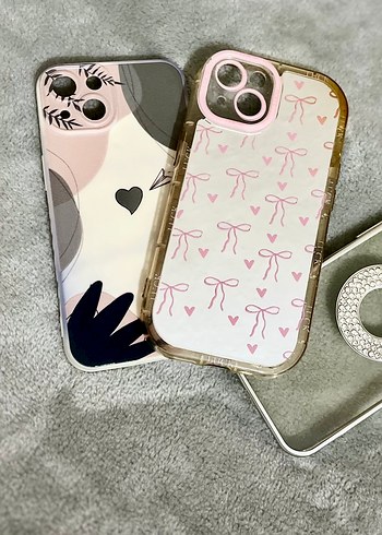 Pembe Pastel Parlak Telefon Kılıfı - Görsel 2