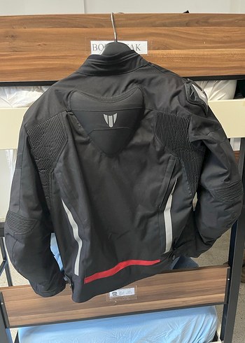 Kemerli Siyah Biker Ceket - Görsel 2