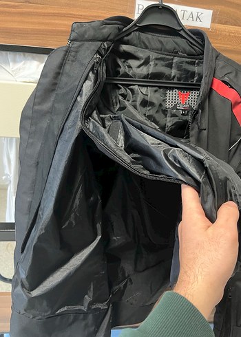 Kemerli Siyah Biker Ceket - Görsel 4