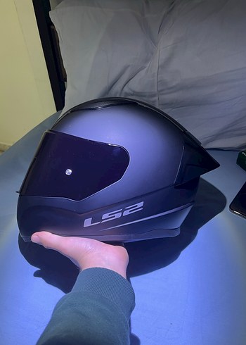 LS2 Siyah Mat Biker Kask - Görsel 2