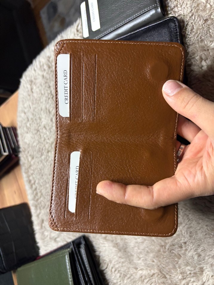 Taba hakiki deri kartlık cüzdan - Görsel 3