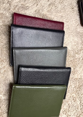 Dokulu siyah hakiki deri pasaportluk - Görsel 3