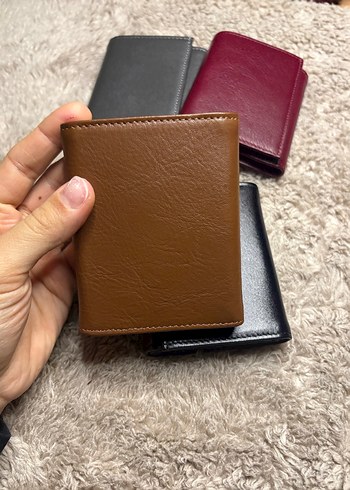 Taba hakiki deri mıknatıslı cüzdan - Görsel 2