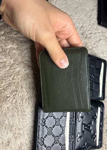 Haki kartlık çift sayfalı cüzdan - Görsel 7