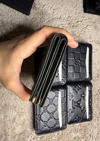 Haki kartlık çift sayfalı cüzdan - Görsel 3