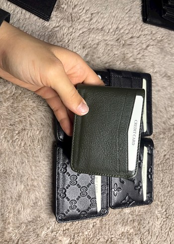 Haki kartlık çift sayfalı cüzdan - Görsel 2