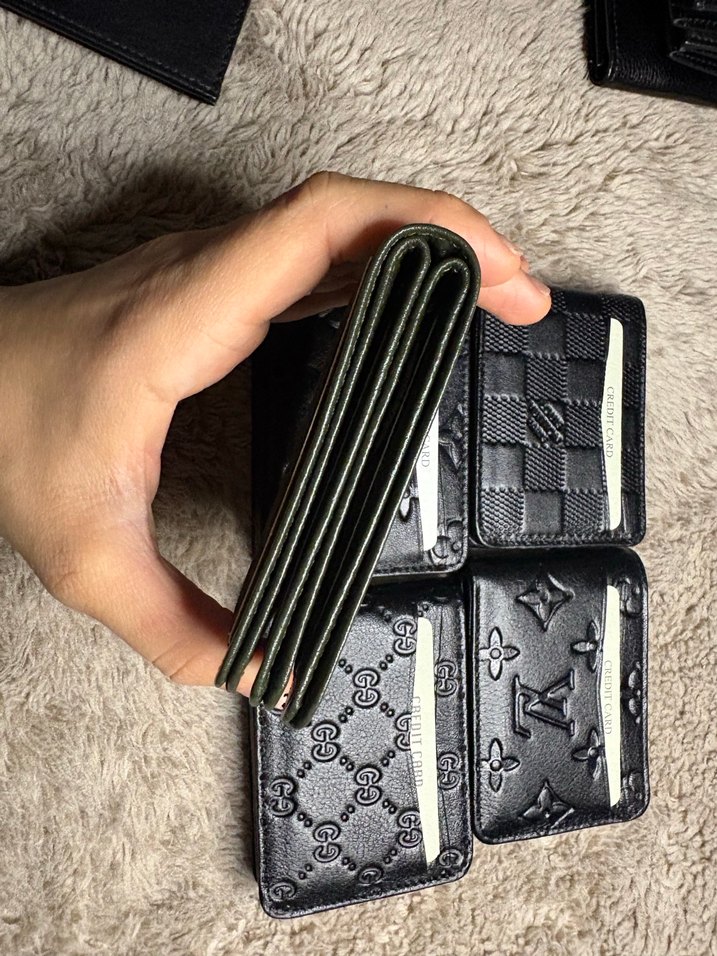 Haki kartlık çift sayfalı cüzdan - Görsel 3