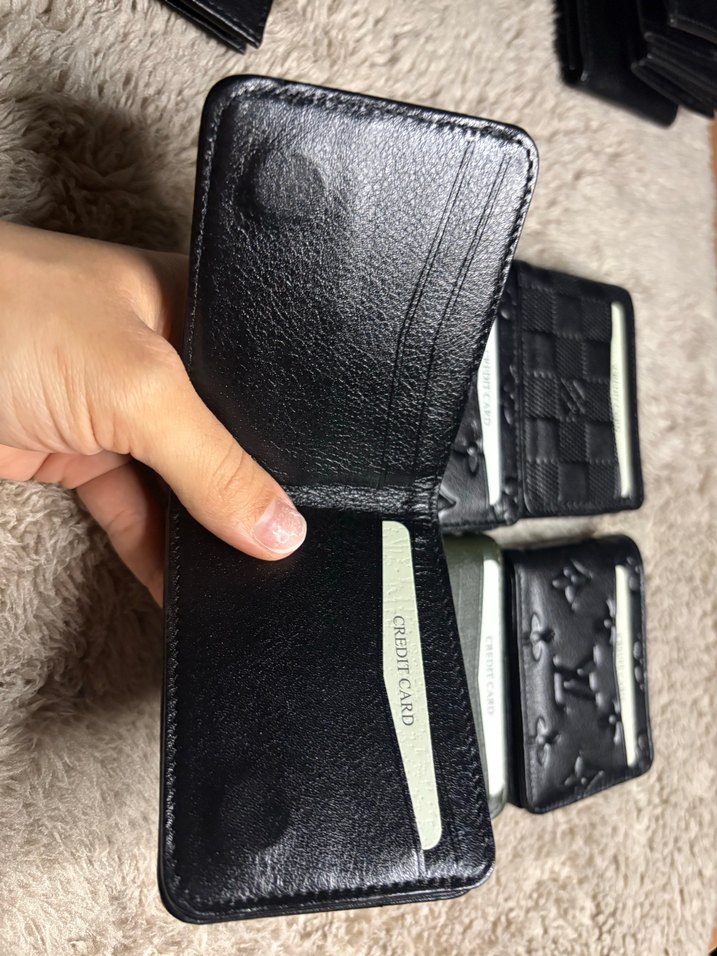 GUCCİ model çift sayfalı mıknatıslı hakiki deri cüzdan - Görsel 4