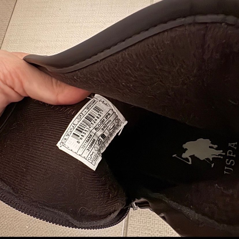 Orijinal U.S POLO Kahverengi Deri Biker Botlar Tokalı - Görsel 4