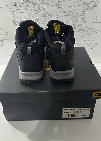Caterpillar Siyah Gri Bağcıklı Erkek Bot - Görsel 4