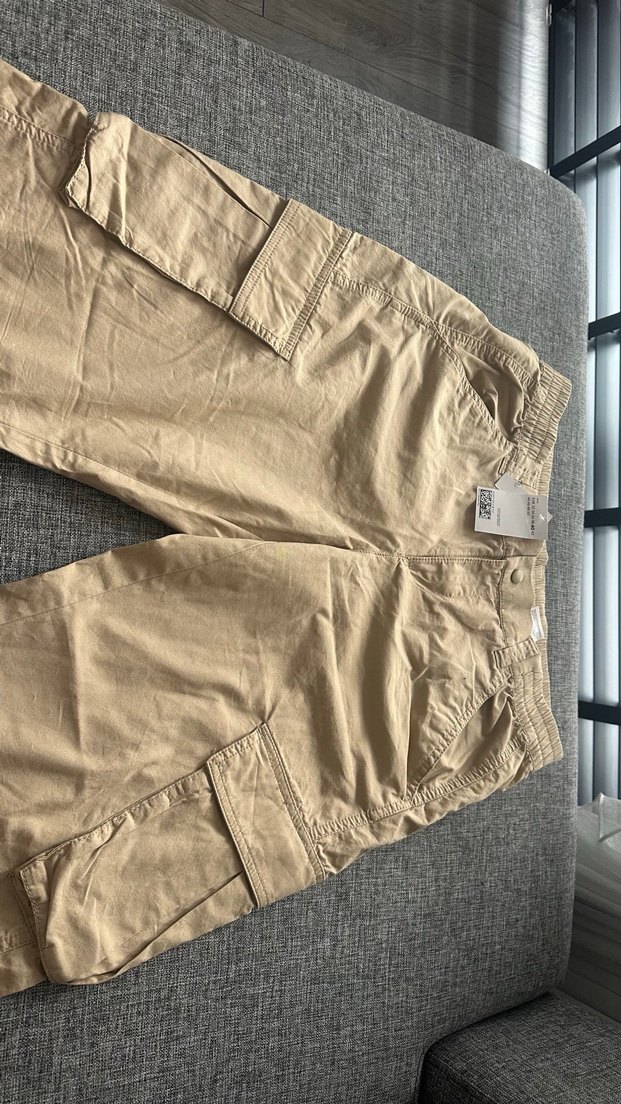 H&M  Kadın Keten Pantolon - Görsel 4