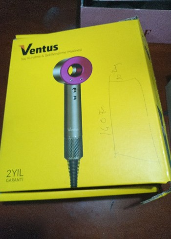 Pembe ve Siyah Saç Kurutma Makinesi Seti - Görsel 3