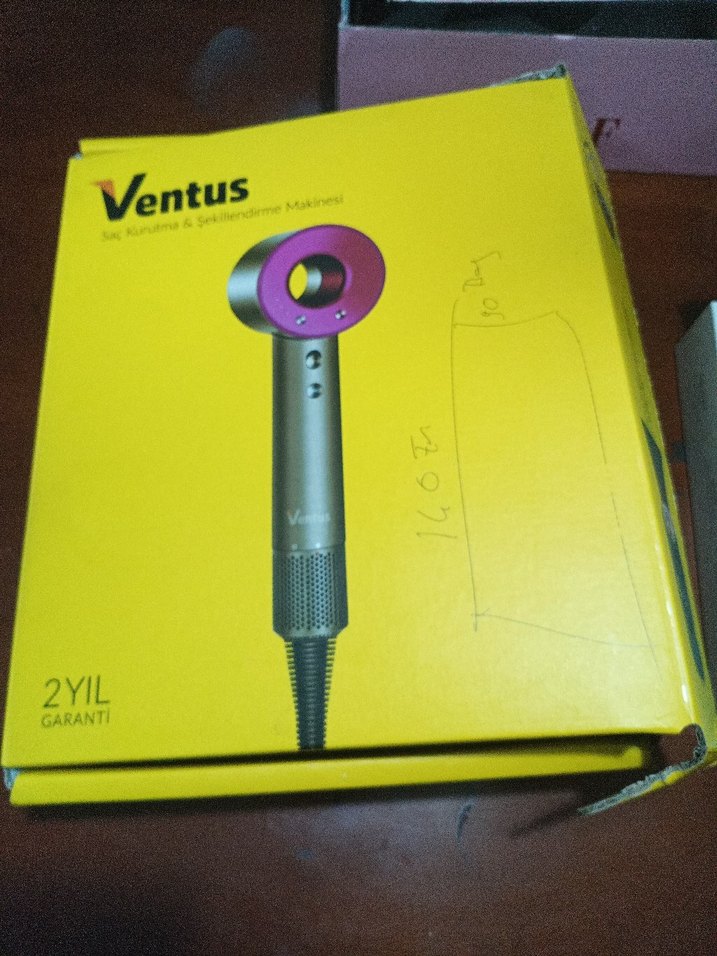 Pembe ve Siyah Saç Kurutma Makinesi Seti - Görsel 3