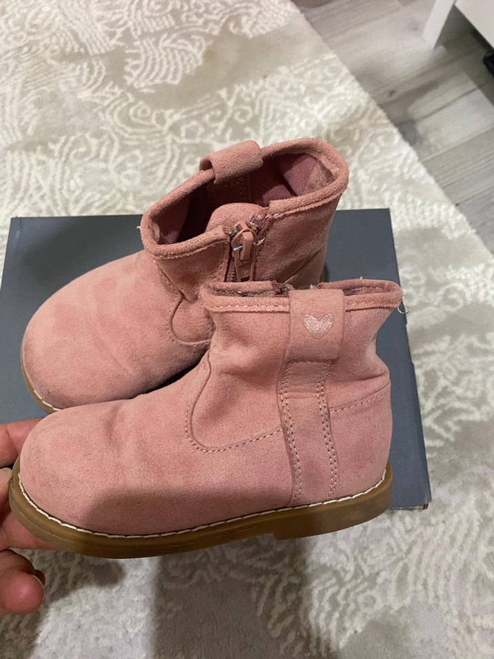 H&M Pembe süet kız çocuk botu - Görsel 2