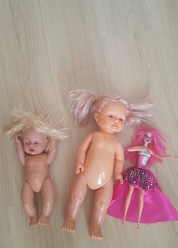 Barbie ve iki bebek.REZERVE ALIM YAPMAYIN