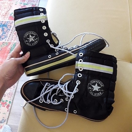 38 Beden siyah Renk converse