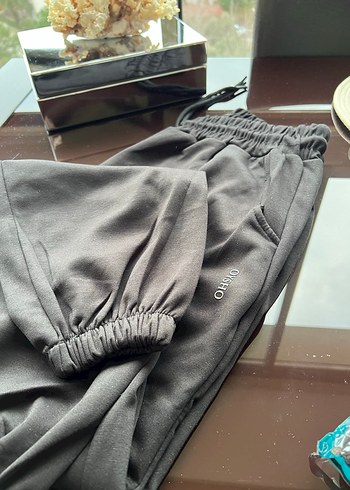 Gri Salaş Kadın Keten Eşofman - Görsel 2