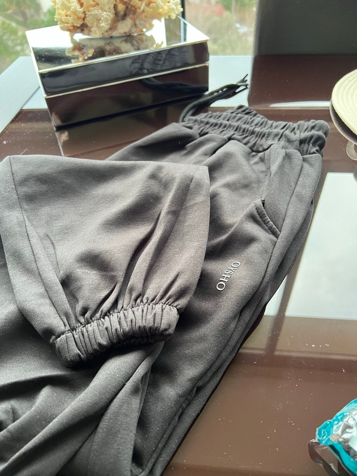 Gri Salaş Kadın Keten Eşofman - Görsel 2