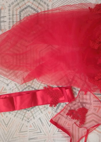 Renkli Dantel Detaylı Bohem Kadın erkek duvak - Görsel 3