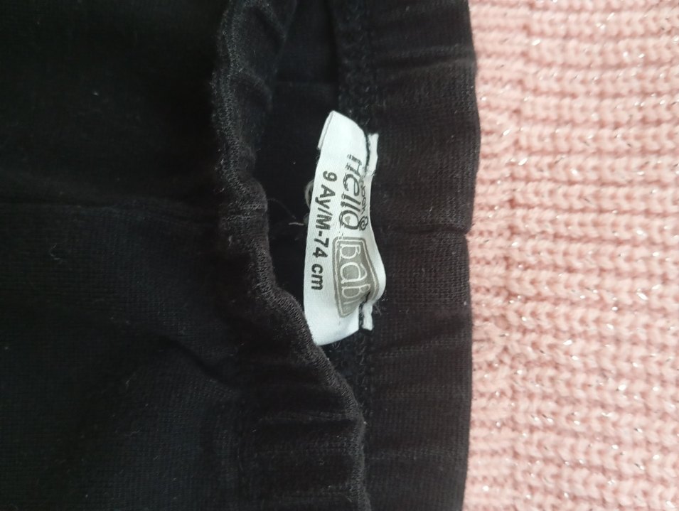 Pembe Örgü Uzun Kollu Bebek Kız Takım - Görsel 4