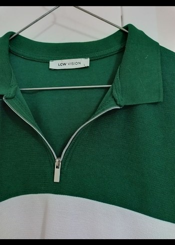 Kısa Kollu Fermuarlı Erkek Polo Tişört - Görsel 2