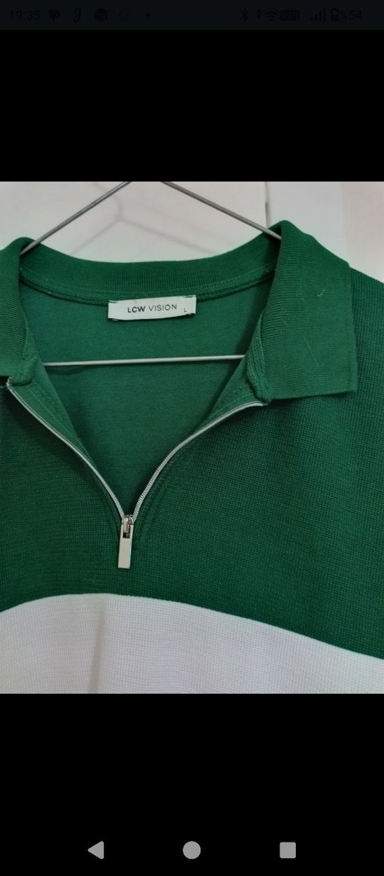 Kısa Kollu Fermuarlı Erkek Polo Tişört - Görsel 2