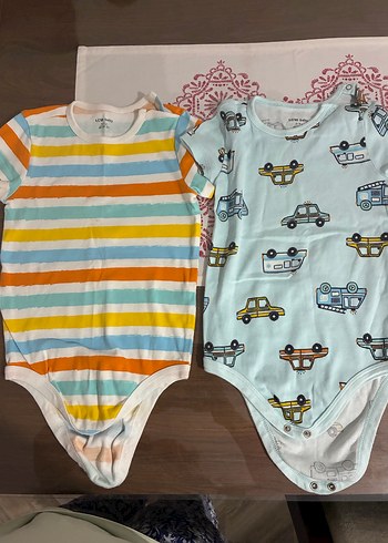 2li Erkek Bebek Kısa Kollu Çıt Çıtlı Zıbın - Görsel 4