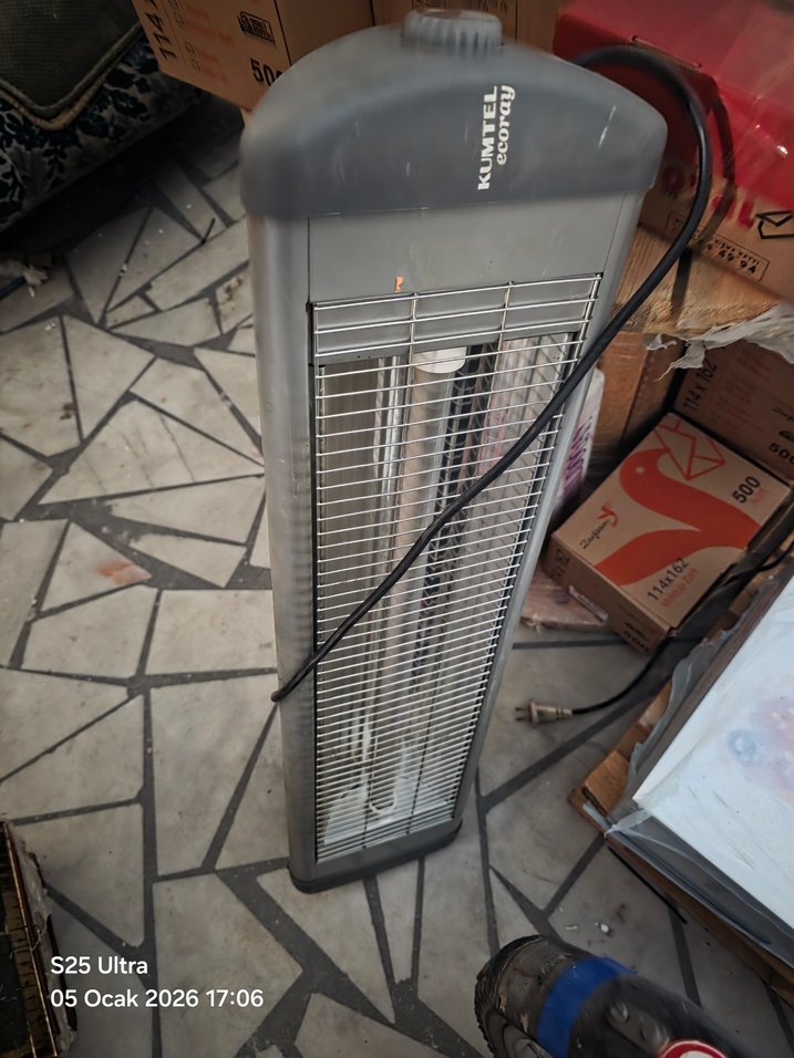 Gri Kumtel Elektrikli Isıtıcı Ufo - Görsel 2